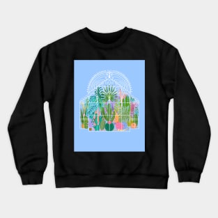 Cactus garden print Crewneck Sweatshirt